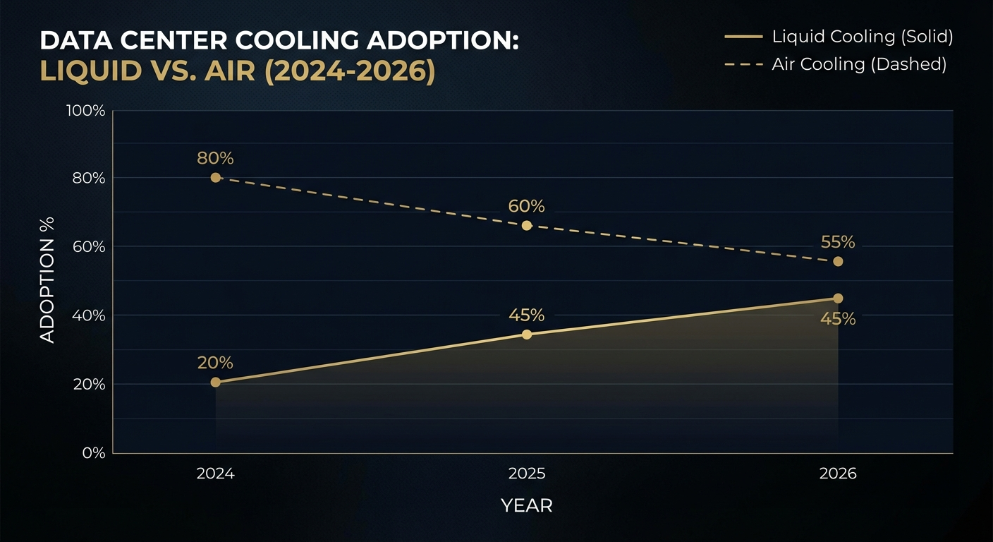 AI 伺服器散熱方案市場滲透率預測